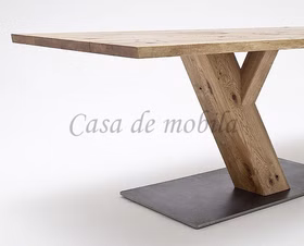 Säulentisch 160x76x95cm Z30 versiegelt Baumkante Massivholz geölt Säulentisch 160x76x95cm Z30 versiegelt Baumkante Massivholz geölt
