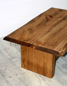 Couchtisch 110x45x70cm TUNDRA Nordisches Massivholz antik gewachst Couchtisch 110x45x70cm TUNDRA Nordisches Massivholz antik gewachst