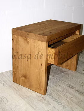 Nachtkonsole mit Schublade TAIGA 50x42x30cm Fichte massiv antik rustikal gewachst Casa de mobila Goslar Nachtkonsole mit Schublade TAIGA 50x42x30cm Fichte massiv antik rustikal gewachst Casa de mobila Goslar