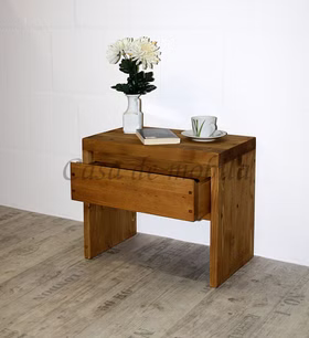 Nachtschrank mit Schublade TAIGA 50x42x30cm Fichte massiv antik rustikal gewachst Casa de mobila Goslar Nachtschrank mit Schublade TAIGA 50x42x30cm Fichte massiv antik rustikal gewachst Casa de mobila Goslar