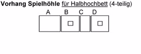Vorhang 4teilig für Halbhochbett für 2 Bettseiten Motiv "Pirat" Vorhang 4teilig für Halbhochbett für 2 Bettseiten Motiv "Pirat"
