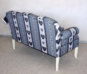 Barnickel ostfriesensofa mit armlehne verstellbar Leer landhaus blau Casa de Mobila Goslar Barnickel ostfriesensofa mit armlehne verstellbar Leer landhaus blau Casa de Mobila Goslar