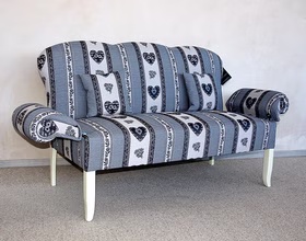 Barnickel Tischsofa mit armlehne verstellbar Leer landhaus blau Casa de Mobila Goslar Barnickel Tischsofa mit armlehne verstellbar Leer landhaus blau Casa de Mobila Goslar