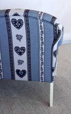Tischsofa Leer blau Tischsofa Leer blau