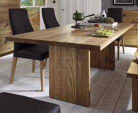 Massivholz Tisch Wangentisch 160x75x90 cm Wildeiche massiv natur geölt casademobila Goslar Massivholz Tisch Wangentisch 160x75x90 cm Wildeiche massiv natur geölt casademobila Goslar