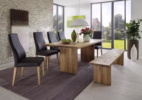 Massivholz Küchentisch Esstisch 160x75x90 cm Wildeiche massiv natur geölt casademobila Goslar Massivholz Küchentisch Esstisch 160x75x90 cm Wildeiche massiv natur geölt casademobila Goslar