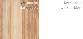 CONTRA Holzmuster Kernbuche natur oder weiß lackiert casademobila Goslar