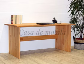 Massivholz Bürotisch kernbuche massiv natur geölt 160x74x78cm CONTRA casademobila Goslar kaufen