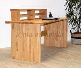 Echtholz Bürotisch kernbuche massiv natur geölt 160x74x78cm CONTRA casademobila Goslar Echtholz Bürotisch kernbuche massiv natur geölt 160x74x78cm CONTRA casademobila Goslar