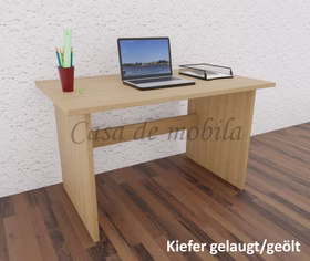 Schreibtisch 125x74x78cm CONTRA Kiefer massiv von Casademobila Goslar Schreibtisch 125x74x78cm CONTRA Kiefer massiv von Casademobila Goslar