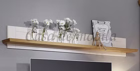 Wandboard 161x20x20 cm Kiefer weiß gewachst Wandboard 161x20x20 cm Kiefer weiß gewachst