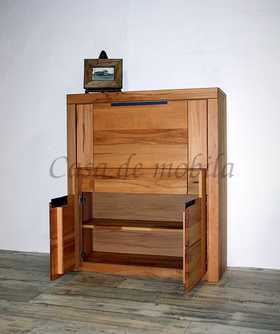 Sekretär 102x120x40cm HORIZONT Kernbuche natur geölt Rohstahlgriffe Sekretär 102x120x40cm HORIZONT Kernbuche natur geölt Rohstahlgriffe