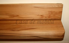 Wandboard 128x23x25cm HORIZONT Kernbuche massiv natur geölt