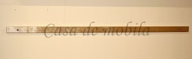 Wandboard 128x23x25cm HORIZONT Kernbuche massiv natur geölt