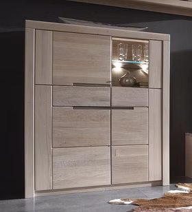 Massivholz schrank mit glastür niedrige höhe HORIZONT 115x137x40cm Wildeiche massiv Bianco geölt Glastür rechts Casa de mobila Goslar Massivholz schrank mit glastür niedrige höhe HORIZONT 115x137x40cm Wildeiche massiv Bianco geölt Glastür rechts Casa de mobila Goslar