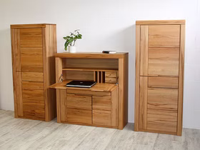 Wohnwand Horizont 3teilig,2xSchrank,1xSekretär Kernbuche massiv geölt Casa de mobila Goslar Wohnwand Horizont 3teilig,2xSchrank,1xSekretär Kernbuche massiv geölt Casa de mobila Goslar
