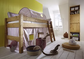Massivholz Hochbett TOBYKIDS 210x110x122cm Kiefer massiv gelaugt geölt oder natur lackiert Casa de mobila Goslar Massivholz Hochbett TOBYKIDS 210x110x122cm Kiefer massiv gelaugt geölt oder natur lackiert Casa de mobila Goslar