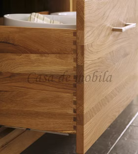 Anrichte schubladen innen Arumo Eiche massiv natur geoelt casademobila Goslar Anrichte schubladen innen Arumo Eiche massiv natur geoelt casademobila Goslar