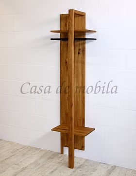 Massivholz Garderobe mit hutablage BREST 37x200x32cm Asteiche massiv rustikal Eisen Vintage schwarz Casademobila Goslar Massivholz Garderobe mit hutablage BREST 37x200x32cm Asteiche massiv rustikal Eisen Vintage schwarz Casademobila Goslar