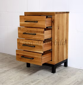 Massivholz Telefonschrank mit schubladen BREST 50x79x38cm Wildeiche massiv rustikal metallbeine Vintage schwarz Casademobila Goslar Massivholz Telefonschrank mit schubladen BREST 50x79x38cm Wildeiche massiv rustikal metallbeine Vintage schwarz Casademobila Goslar