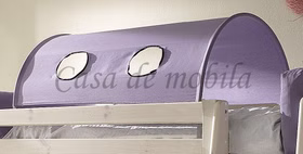 Tunnelzelt für Hochbett INFANSKIDS TOBYKIDS Flieder Tunnelzelt für Hochbett INFANSKIDS TOBYKIDS Flieder