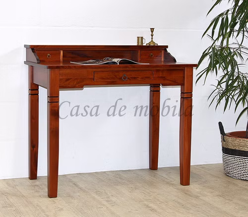 Massivholz Schreibtisch mit aufsatz kirschfarben kirschbaumfarbe casademobila Massivholz Schreibtisch mit aufsatz kirschfarben kirschbaumfarbe casademobila