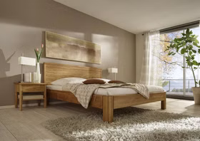 Holzbett EASY SLEEP 120x200x45cm Eiche massiv natur geölt mit hohen kopfteil Casademobila Goslar Holzbett EASY SLEEP 120x200x45cm Eiche massiv natur geölt mit hohen kopfteil Casademobila Goslar