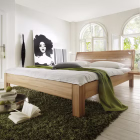 Bett 140x200 Beine 3 Komforthöhe Kopfteil 1 Kernbuche geölt stabverleimt Bett 140x200 Beine 3 Komforthöhe Kopfteil 1 Kernbuche geölt stabverleimt