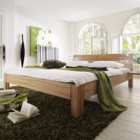 Bett 120x200x39 cm Easy Sleep Kernbuche massiv natur geölt stabverleimt Holzbeine 3 eckig, Kopfteil 2 Casademobila Goslar Bett 120x200x39 cm Easy Sleep Kernbuche massiv natur geölt stabverleimt Holzbeine 3 eckig, Kopfteil 2 Casademobila Goslar