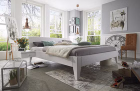 Einzelbett 120x200x39 cm weiß lackiert Easy Sleep Kiefer massiv astfrei Beine 2 eckig konisch KT2 Casademobila Goslar Einzelbett 120x200x39 cm weiß lackiert Easy Sleep Kiefer massiv astfrei Beine 2 eckig konisch KT2 Casademobila Goslar