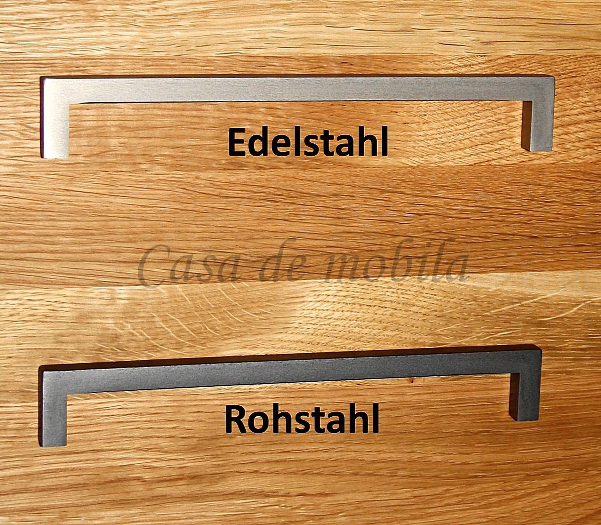 Elegance-Griffvarianten-Rohstahl-Edelstahl Casa de mobila Goslar