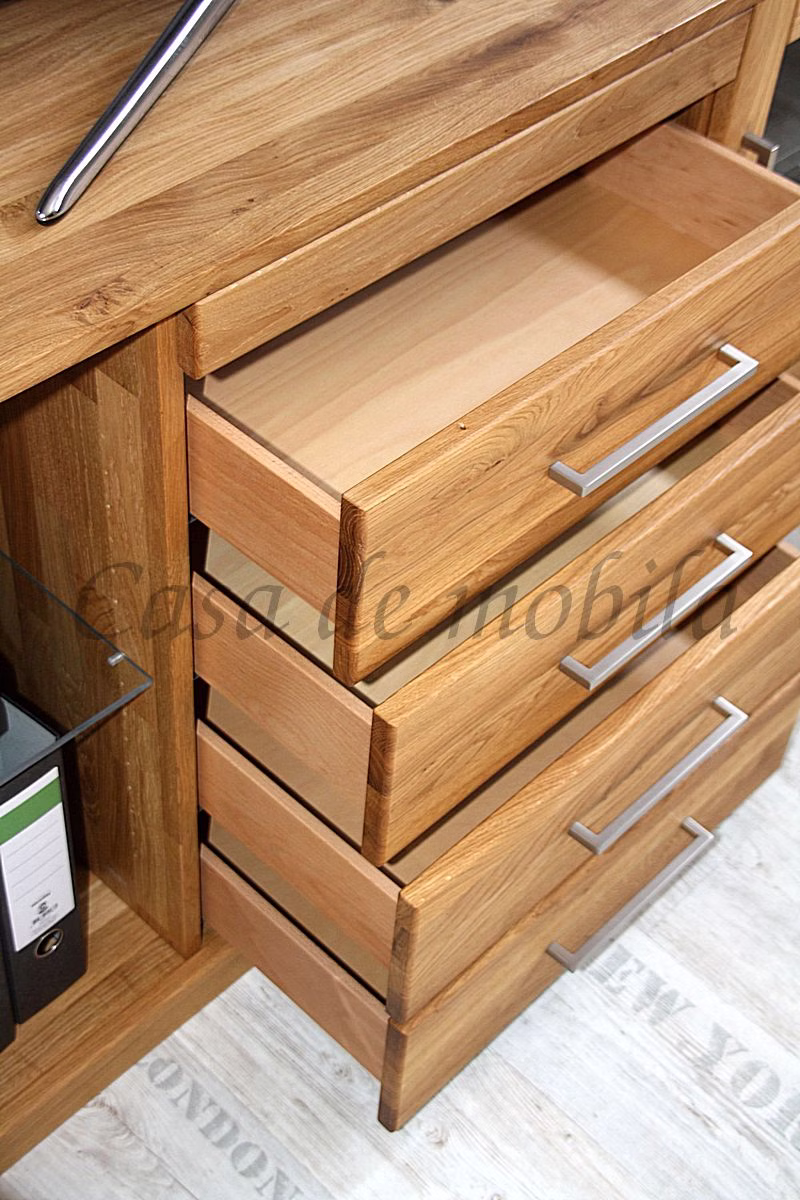 Sideboard 172x82x45cm PALERMO Massivholz geölt
