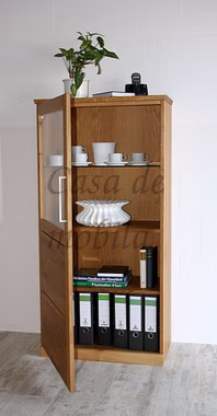Wohnzimmerschrank links PALERMO 69x143x40 cm eichenholz massiv natur geölt Casa de mobila Goslar Wohnzimmerschrank links PALERMO 69x143x40 cm Wildeiche massiv natur geölt Casa de mobila Goslar