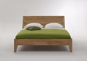 Bett 160x200 Beine 2 Komforthöhe Kopfteil 1 Kernbuche geölt parkettverleimt Bett 160x200 Beine 2 Komforthöhe Kopfteil 1 Kernbuche geölt parkettverleimt