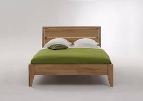 Bett 120x200x45 cm Kernbuche parkettverleimt B2 KT1 Bettgestell 120x200x45 cm Kernbuche massiv geölt parkettverleimt Casa de mobila Goslar