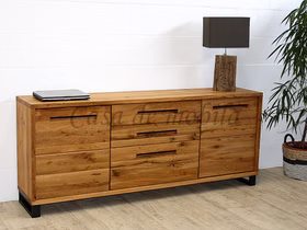 Massivholz kommode mit schubladen und metallbeine SOUL 200x83x42cm Rustikale Balkeneiche massiv geoelt Casademobila Goslar Massivholz kommode mit schubladen und metallbeine SOUL 200x83x42cm Rustikale Balkeneiche massiv geoelt Casademobila Goslar