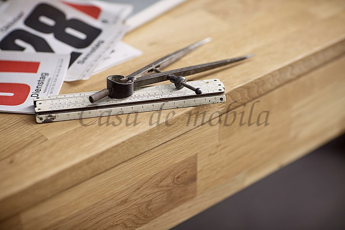 Schreibtisch mit Aufsatz 126x77/89/94x55cm GOMMA Wildeiche massiv geölt von Casademobila Goslar Schreibtisch mit Aufsatz 126x77/89/94x55cm GOMMA Wildeiche massiv geölt von Casademobila Goslar