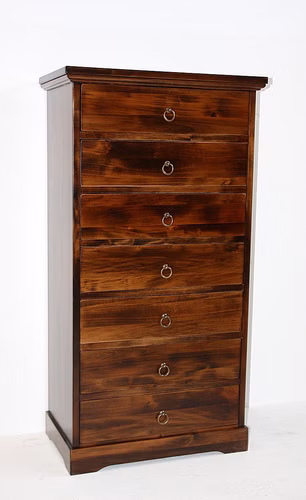 Massivholz Flurkommode mit schubladen DECOR Pappel massiv Braun nussbaumfarben Casademobila Goslar Massivholz Flurkommode mit schubladen DECOR Pappel massiv Braun nussbaumfarben Casademobila Goslar