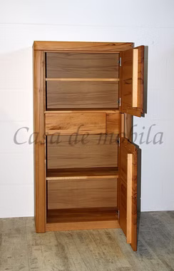 Schrank 71x137x40cm HORIZONT Kernbuche massiv natur geölt Schrank 71x137x40cm HORIZONT Kernbuche massiv natur geölt