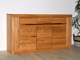 Sideboard 173x94x45cm HORIZONT Kernbuche massiv natur geölt Metallgriffe Massivholz Sideboard 173x94x45cm HORIZONT Kernbuche massiv natur geölt Metallgriffe Casa de mobila Goslar
