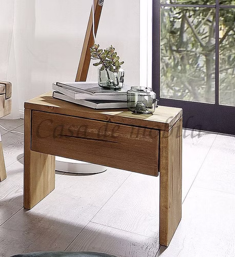 Massivholz Nachtkommode Höhe 46 cm Kiefer massiv gebeizt & geölt eichefarben casademobila Goslar Massivholz Nachtkommode Höhe 46 cm Kiefer massiv gebeizt & geölt eichefarben casademobila Goslar
