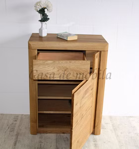 Massivholz Schuhschrank Rechts HORIZONT 71x94x40cm Wildeiche massiv natur geölt Casa de mobila Goslar Massivholz Schuhschrank Rechts HORIZONT 71x94x40cm Wildeiche massiv natur geölt Casa de mobila Goslar