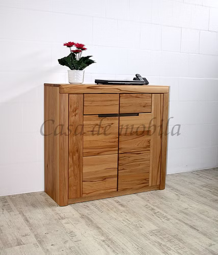 Schuhschrank 102x94x40cm HORIZONT Kernbuche massiv geölt Metallgriffe Schuhschrank 102x94x40cm HORIZONT Kernbuche massiv geölt Metallgriffe
