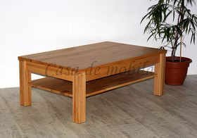 Couchtisch mit Ablageboden MÜNSTERLAND Kernbuche massiv natur geölt Couchtisch mit Ablageboden MÜNSTERLAND Kernbuche massiv natur geölt