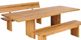 Esstisch erweiterbar 160-240x75x90 Wildeiche natur geölt Esstisch erweiterbar 160-240x75x90 Wildeiche natur geölt