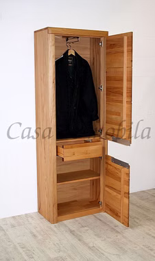 Flurschrank 71x203x40cm rechts HORIZONT Kernbuche geölt Flurschrank 71x203x40cm rechts HORIZONT Kernbuche geölt