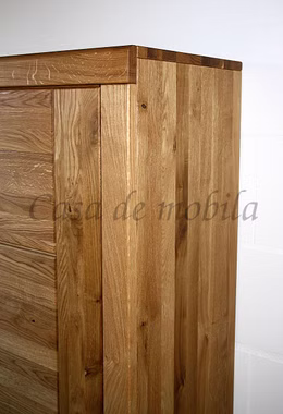 Schrank 71x170x40cm rechts HORIZONT Wildeiche massiv natur geölt Schrank 71x170x40cm rechts HORIZONT Wildeiche massiv natur geölt