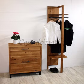Massivholz Dielenset Brest 2teilig Wildeiche massiv rustikal Eisen Vintage schwarz Casademobila Goslar Massivholz Dielenset Brest 2teilig Wildeiche massiv rustikal Eisen Vintage schwarz Casademobila Goslar