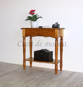 Massivholz Telefontisch mit gedrechselten beinen VARESE 74x79x33cm Bernsteinfarben lackiert Casa de mobila Goslar Massivholz Telefontisch mit gedrechselten beinen VARESE 74x79x33cm Bernsteinfarben lackiert Casa de mobila Goslar
