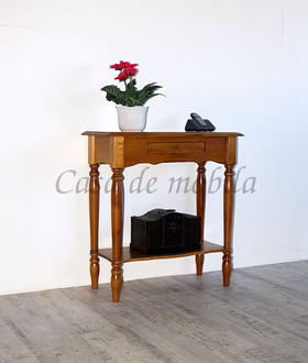 Massivholz Beistelltisch mit ablage VARESE 74x79x33cm honigfarben lackiert Casa de mobila Goslar Massivholz Beistelltisch mit ablage VARESE 74x79x33cm honigfarben lackiert Casa de mobila Goslar